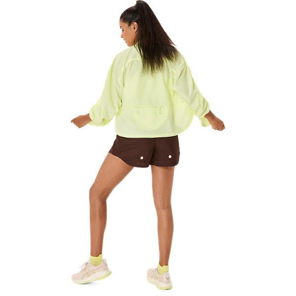 Asics NAGINO Run Adjustable Jacket Huddle Yellow