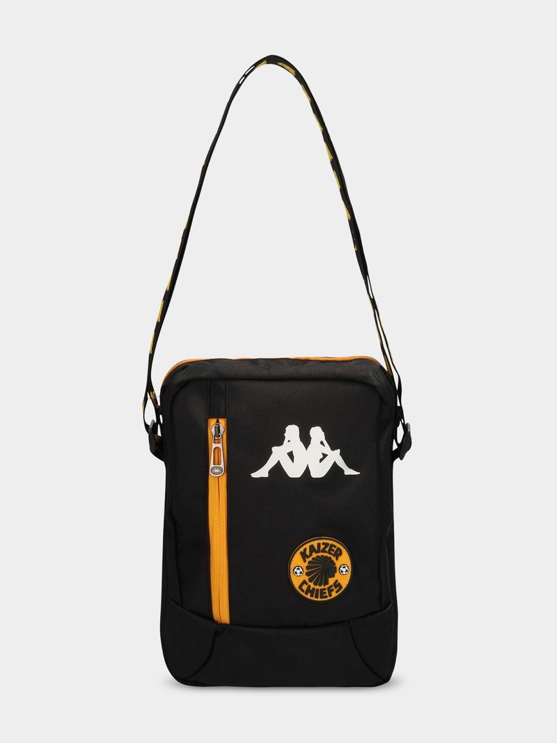 Kappa Kaizer Chiefs Kailua Black Cross Body Bag: Compact, Stylish, Secure, Fan Essential