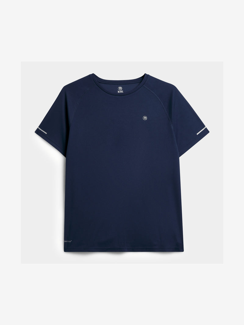 TS Men's Dri-Tech Navy Performance Top: Moisture-Wicking, Quick-Dry Active Tee