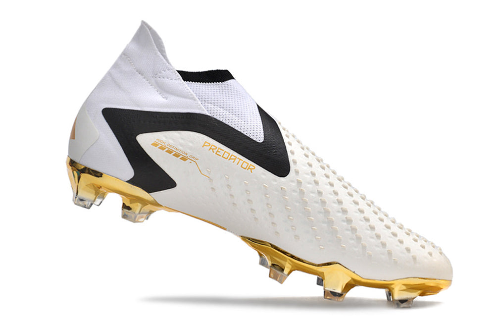 PREDATOR ACCURACY+ FIRM GROUND White/Gold/Black (Custom)