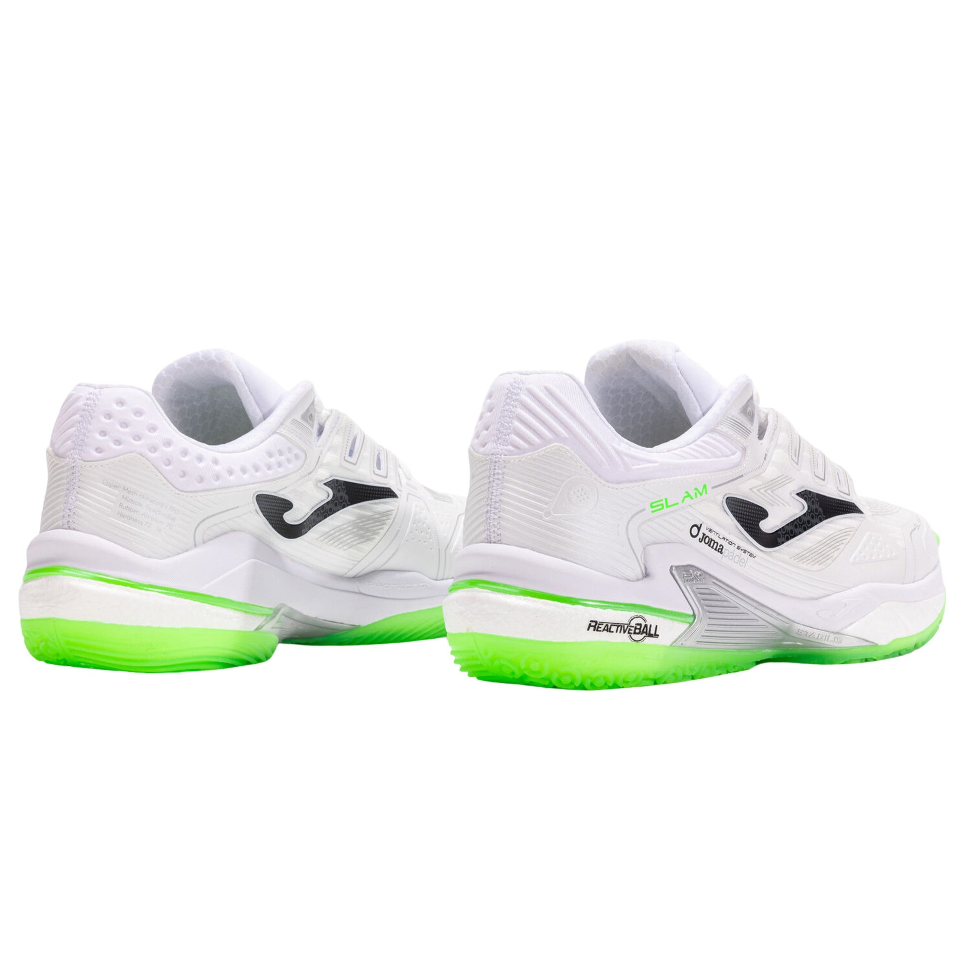 Joma Slam Men 2502 Padel Shoes - White - Back