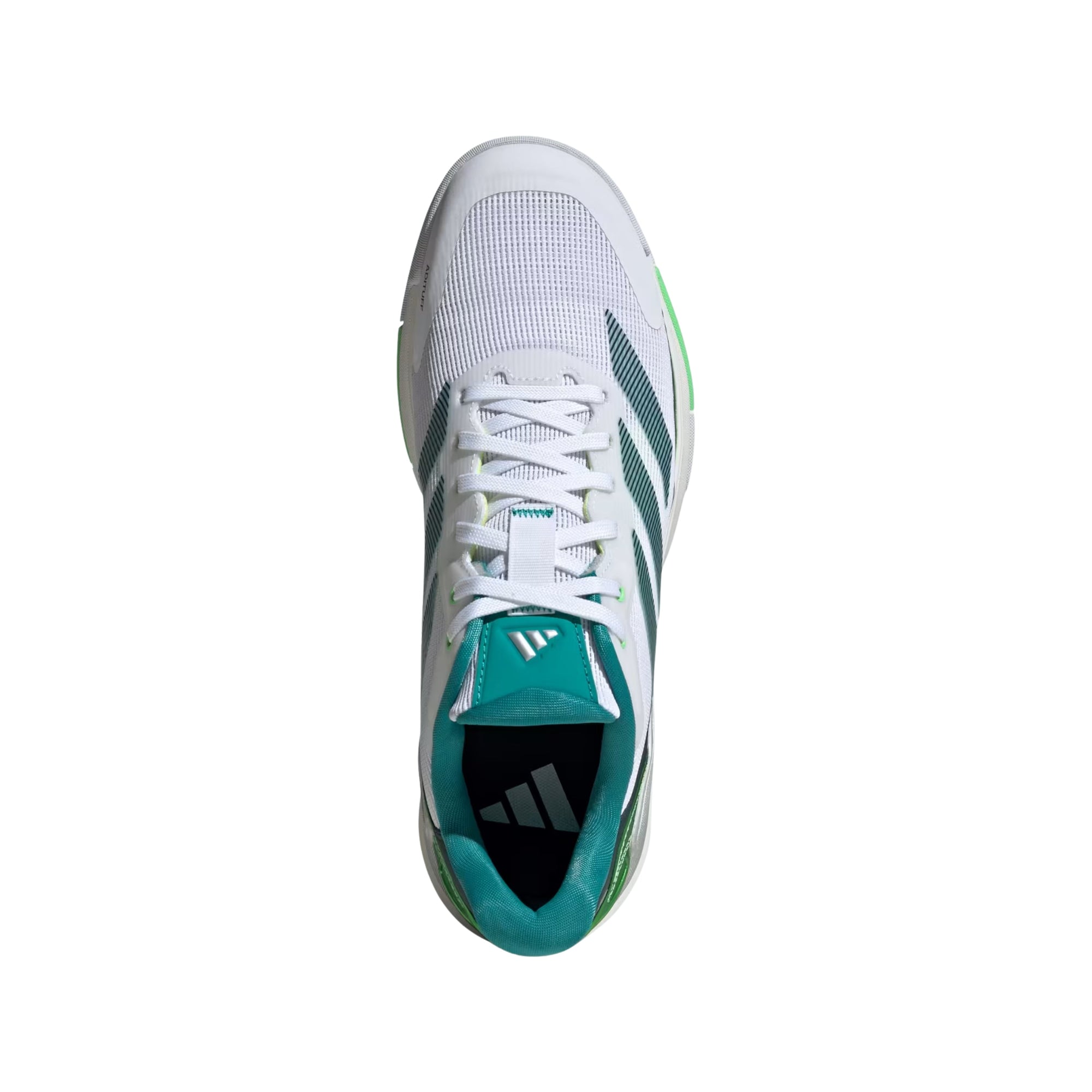 Adidas Crazyquick Lightstrike Padel Shoes - White/Aurora Ivy - Top