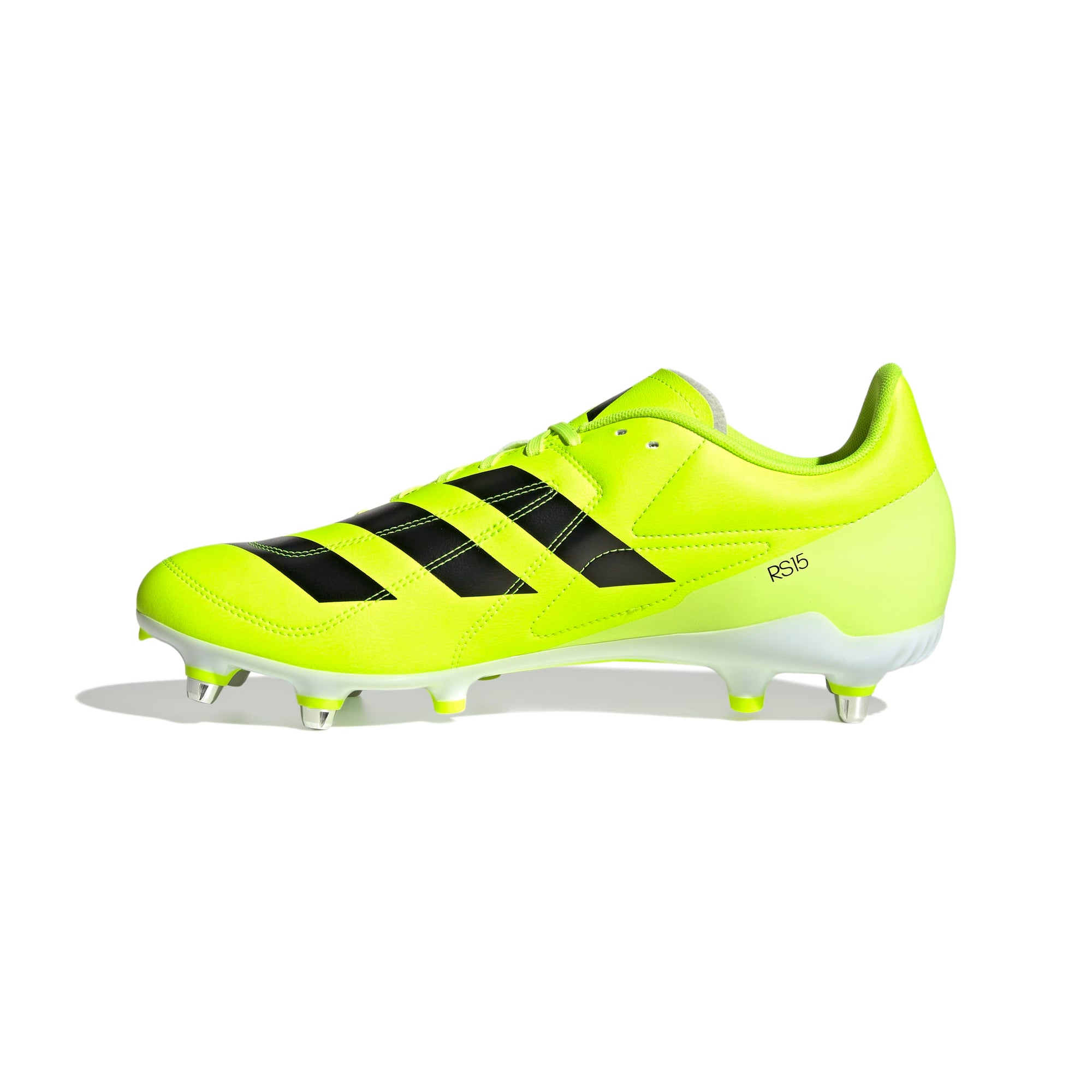 Adidas RS15 Soft Ground Rugby Boots Lucid Lemon / Core Black