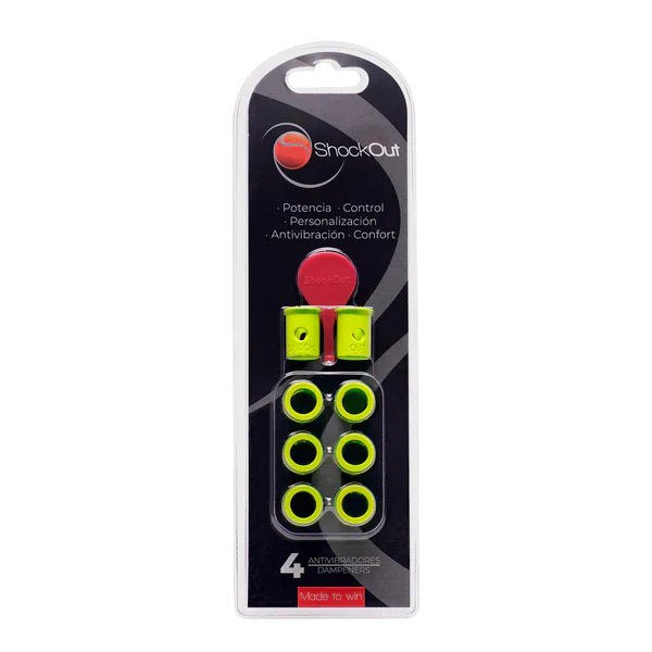 ShockOut Padel Racket Dampeners - Yellow