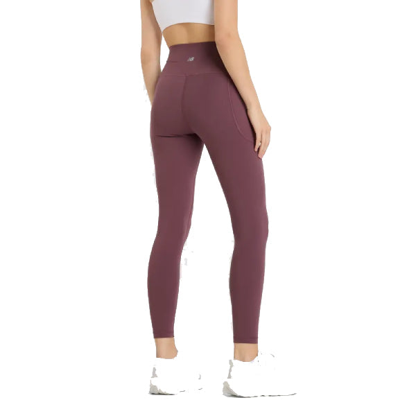 New Balance Harmony Pocket High Rise Legging 25" Faded Plum