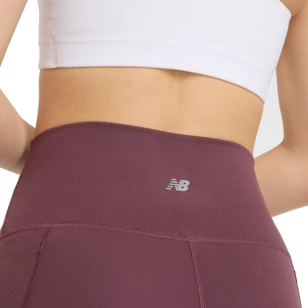 New Balance Harmony Pocket High Rise Legging 25" Faded Plum