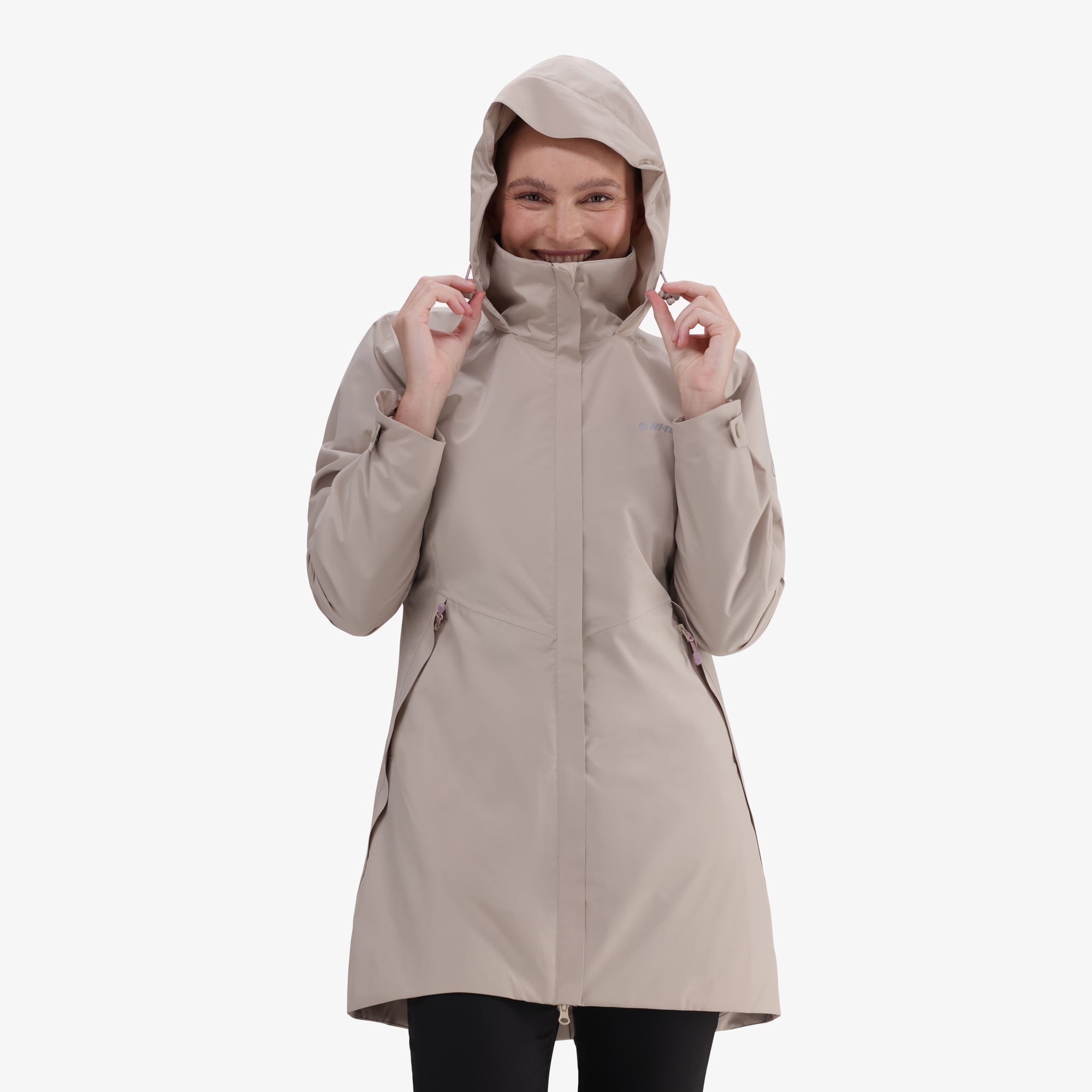 Hi-Tec Women's Waterproof Parka Jacket with Taped Seams and Hood