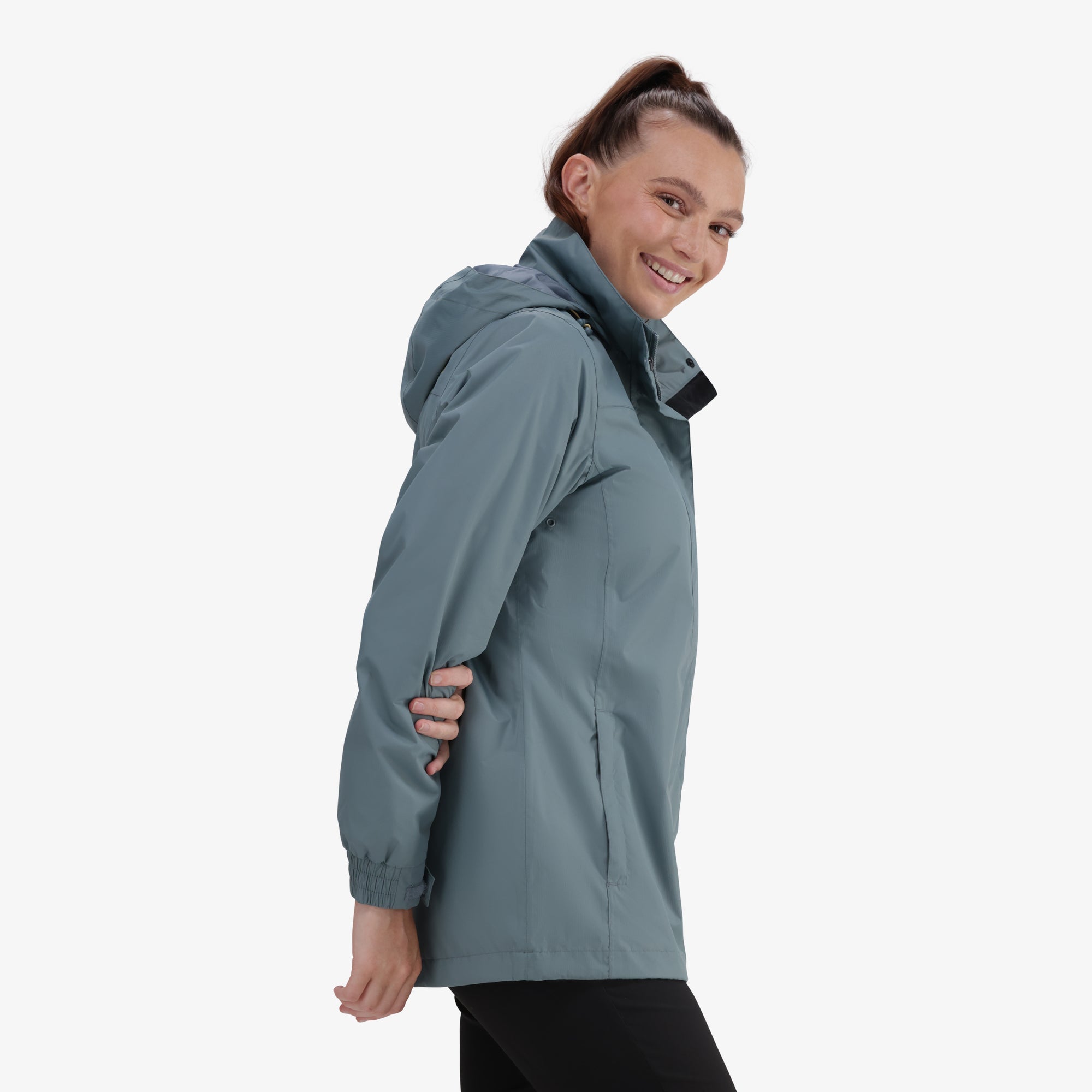 Women's Hydro Waterproof Jacket: Lightweight, Breathable, Ripstop, Stowaway Hood