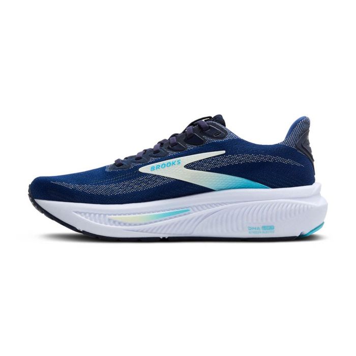 Brooks Ghost 17 Navy/Green/Turquoise Wide 2e
