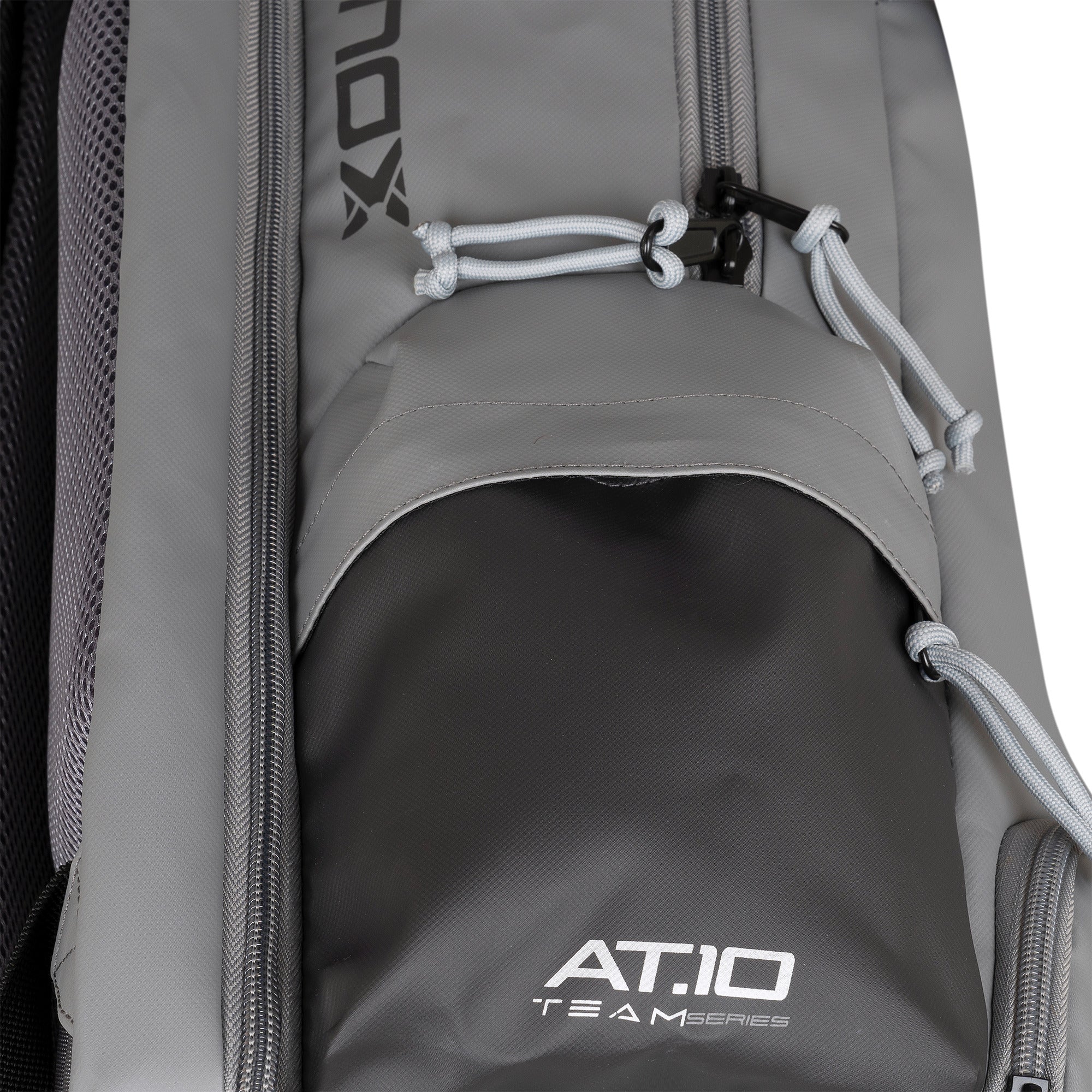 NOX AT10 Team Backpack - Grey - Side pouch