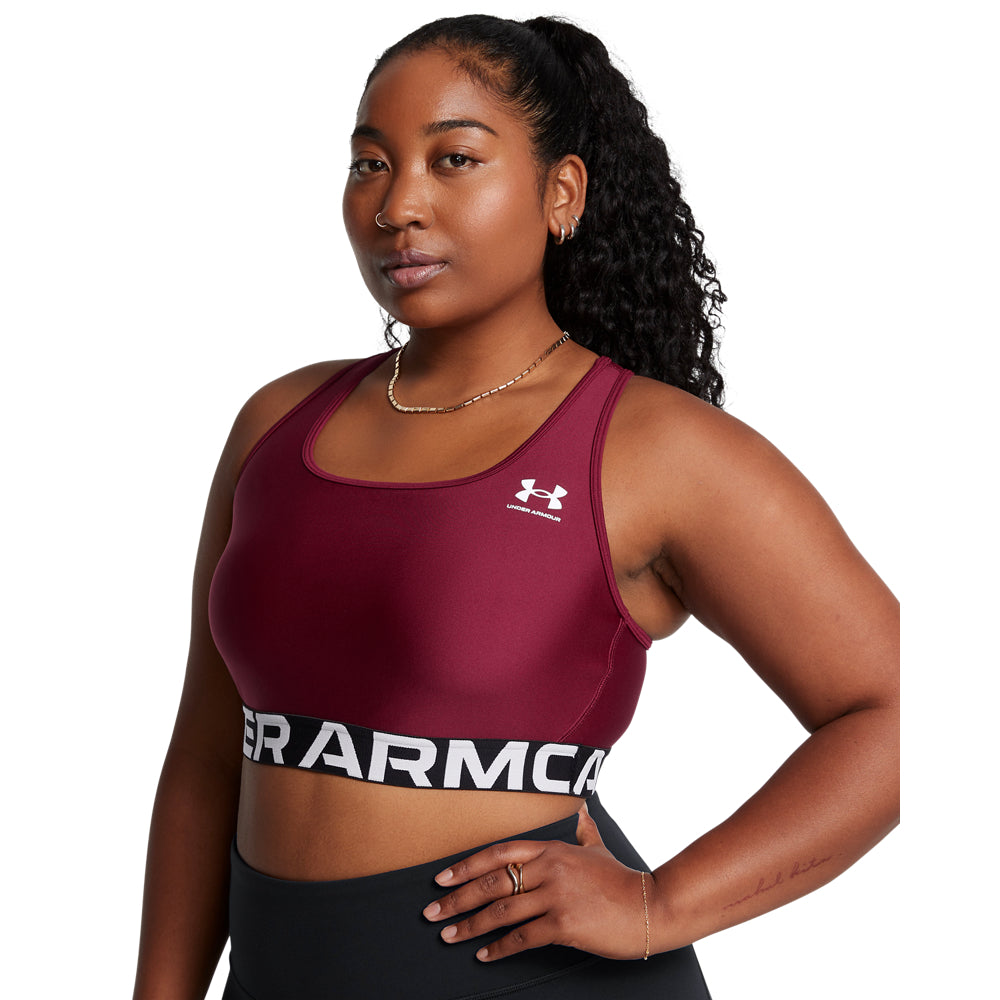 Under Armour Heatgear® Authentics Mid Branded Sports Bra