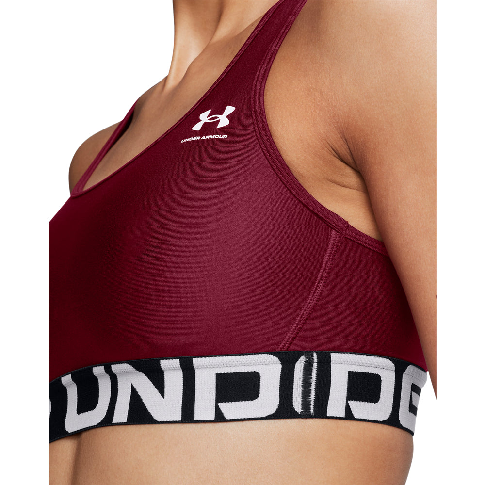 Under Armour Heatgear® Authentics Mid Branded Sports Bra
